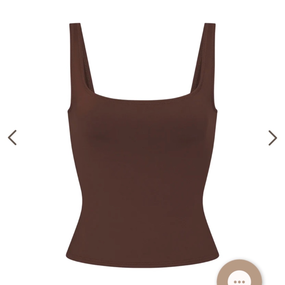 SKIMS shaping tank bikini top